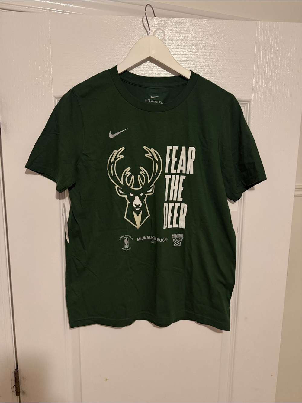 Nike Milwaukee Bucks Forest Green 'Fear The Deer' Tee